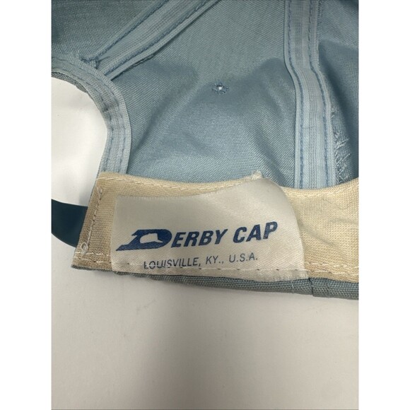 Vintage Redstone Arsenal Huntsville AL Trucker Style Hat Cap Rope Light Blue - Picture 11 of 11